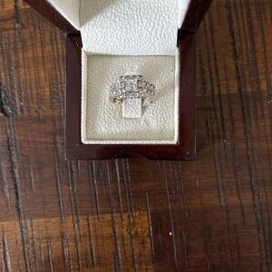 Vintage-Inspired Silver Ring with Intricate Design